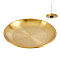 Stainless Steel Incense Holders, Round, Golden, 122x10.5mm