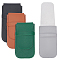 4Pcs 4 Colors PU Leather Jewelry Storage Clamshell Bags, for Rings, Necklaces, Earrings, Bracelets, Rectangle, Mixed Color, 12.55x7x0.8cm, 1pc/color