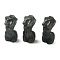 Natural Labradorite Carved Sexy Lady Model Figurines, for Home Desktop Decoration, 16.5x20x39.5mm