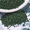 MIYUKI Delica Beads, Cylinder, Japanese Seed Beads, 11/0, (DB0797) Dyed Semi-Frosted Opaque Jade Green, 1.3x1.6mm, Hole: 0.8mm, about 10000pcs/bag, 50g/bag