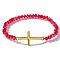 Boho Cross with Class Bead Bracelet for Women