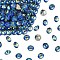 Preciosa® MAXIMA Crystal Round Stones, Czech Crystal, Aluminium Layer, Round(431 11 615 Chaton), 00030 296 Bermuda Blue, SS24(5.25~5.45mm)