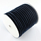 1/8 inch Single Face Velvet Ribbon, Prussian Blue, 1/8 inch(3.2mm), about 200yards/roll(182.88m/roll)