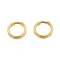 Ion Plating(IP) 304 Stainless Steel Split Rings, Double Loops Jump Rings, Golden, 5x1mm, Inner Diameter: 3.5mm, Single Wire: 0.5mm