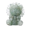 Resin Lion Display Decoration, with Natural Green Aventurine Chips inside Statues for Home Office Decorations, 50x30x60mm