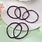 Natural Amethyst Round Bead Stretch Bracelets, 54.5mm, Bead: 4~5mm