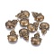 Tibetan Style Alloy Pendants, Cadmium Free & Nickel Free & Lead Free, Christmas, Snowman, Antique Bronze, 25x17x4.5mm, Hole: 2mm
