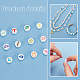 Pandahall elite 120pcs 12 styles perles d'argile polymère faites à la main CLAY-PH0001-91-4