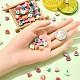 100шт 10 стиля ручной работы бусины из полимерной глины CLAY-YW0002-04-5