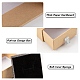 Boîte à bagues en papier kraft CON-BC0005-87-4