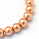 Chapelets de perle en verre peint de cuisson HY-Q003-3mm-33-2