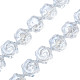 Chapelets de perles en verre électroplaqué EGLA-N008-018-C01-1