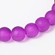 Bracelets pour enfants en perles de verre givré extensibles pour la journée des enfants BJEW-JB01768-3