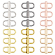 SUPERFINDINGS 18Pcs 6 Colors Adjustable Metal Buckles for Chain Strap Bag Alloy Strap Length Shorten Accessories Small Clip for Handbag Crossbody Chain FIND-FH0008-36-1