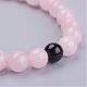 Gemstone Beads Stretch Bracelets BJEW-JB02951-7