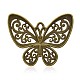 Nickel Free Tibetan Style Alloy Butterfly Pendants TIBE-M001-153AB-NF-2