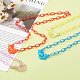 Personalized ABS Plastic Cable Chain Necklaces NJEW-JN03476-6
