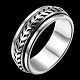 Nueva moda tailandesa anillos de plata 925 esterlina RJEW-BB33691-9-2