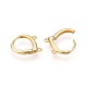 Латунная серьга-кольцо KK-N261-64G-2