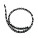 Non-magnetic Synthetic Hematite Round Beads Strands G-F161-49A-2