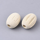 Perles européennes en bois naturel WOOD-S053-43-2