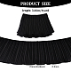 Fingerinspire 4 Yards plissiertes elastisches Spitzenband aus Polyester OCOR-FG0001-79A-2