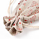 Bolso de tela de tela de algodón con tema navideño ABAG-H104-B02-3
