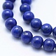Filo di Perle lapis lazuli naturali  G-P342-01-4mm-AA-3