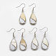 Shell Dangle Earrings EJEW-F184-02P-1