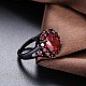 Gorgeous Brass Cubic Zirconia Finger Rings RJEW-BB23263-8A-5