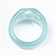 樹脂フィンガー指輪  模造ゼリー  空色  usサイズ7（17.3mm） X-RJEW-N033-008-C01-4