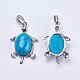 Synthetic Turquoise Pendants G-F265-01M-2