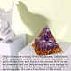 Decorazioni piramidali in cristallo ametista JX069A-2
