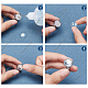 Набор для изготовления плоских круглых регулируемых колец «сделай сам» sunclue DIY-SC0019-90-4
