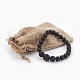 Bracelets extensibles en perles de lave naturelle BJEW-JB03958-5