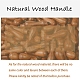 Timbre de sceau de cire en bois bricolage AJEW-WH0131-272-3