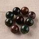 Perles de balle ronde en agate indienne naturelle G-I174-16mm-15-1