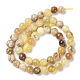 Chapelets de perles en opale jaune naturelle G-Q1001-A01-02-2