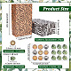 Olycraft 2 Sets 2 Styles Rectangle Animal Skin Print Kraft Paper Bags ABAG-OC0001-03-2