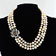 Natural Pearl Jewelry Sets SJEW-R031-02-2