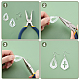 Chgcraft bricolage kits de fabrication de boucles d'oreilles pendantes SHEL-CA0001-005-4