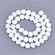 Vaporisez peints non-magnétiques synthétiques perles d'hématite brins G-T116-24-16-2