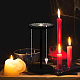 Ahandmaker support de pendule présentoir à pendule en bois avec motif d'arbre de vie trucs de sorcière présentoir en cristal noir pour affichage organisateur de cadeaux de sorcellerie 18 pendule en cristal DJEW-WH0046-004-6