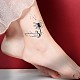 タンポポのテンポラリータトゥー  小さなタトゥーステッカー  腕の手足の装飾のための防水3d植物の入れ墨  言葉で  ミックスカラー  60x150mm JX101A-7