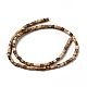Chapelets de perles en jaspe avec images naturelles G-I326-09-3
