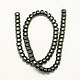 Non-magnetic Synthetic Hematite Beads Strands G-S093-2