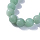 Natural Green Aventurine Beads Stretch Bracelets BJEW-JB04179-01-2