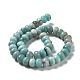 Agate teinte naturelle brins de perles imitation turquoise G-P425-01B-02-3
