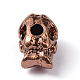 Skull Alloy Beads PALLOY-AD-60240-RG-FF-3