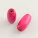 Dyed Natural Wood Beads WOOD-Q003-8x5mm-07-LF-1